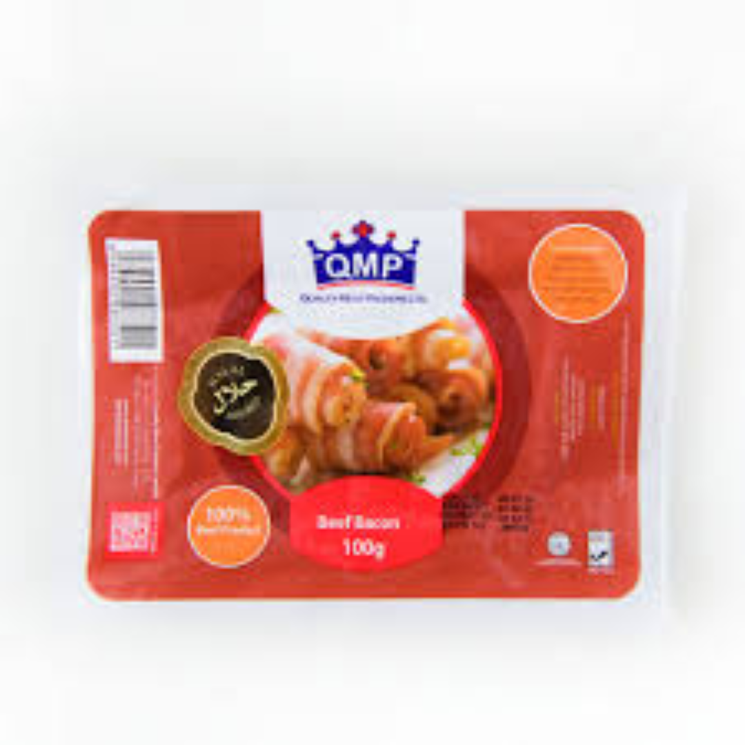 QMP BEEF BACON 100G